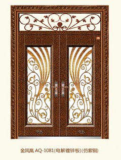 门业图片-安泉非标门金凤凰AQ-1081图片